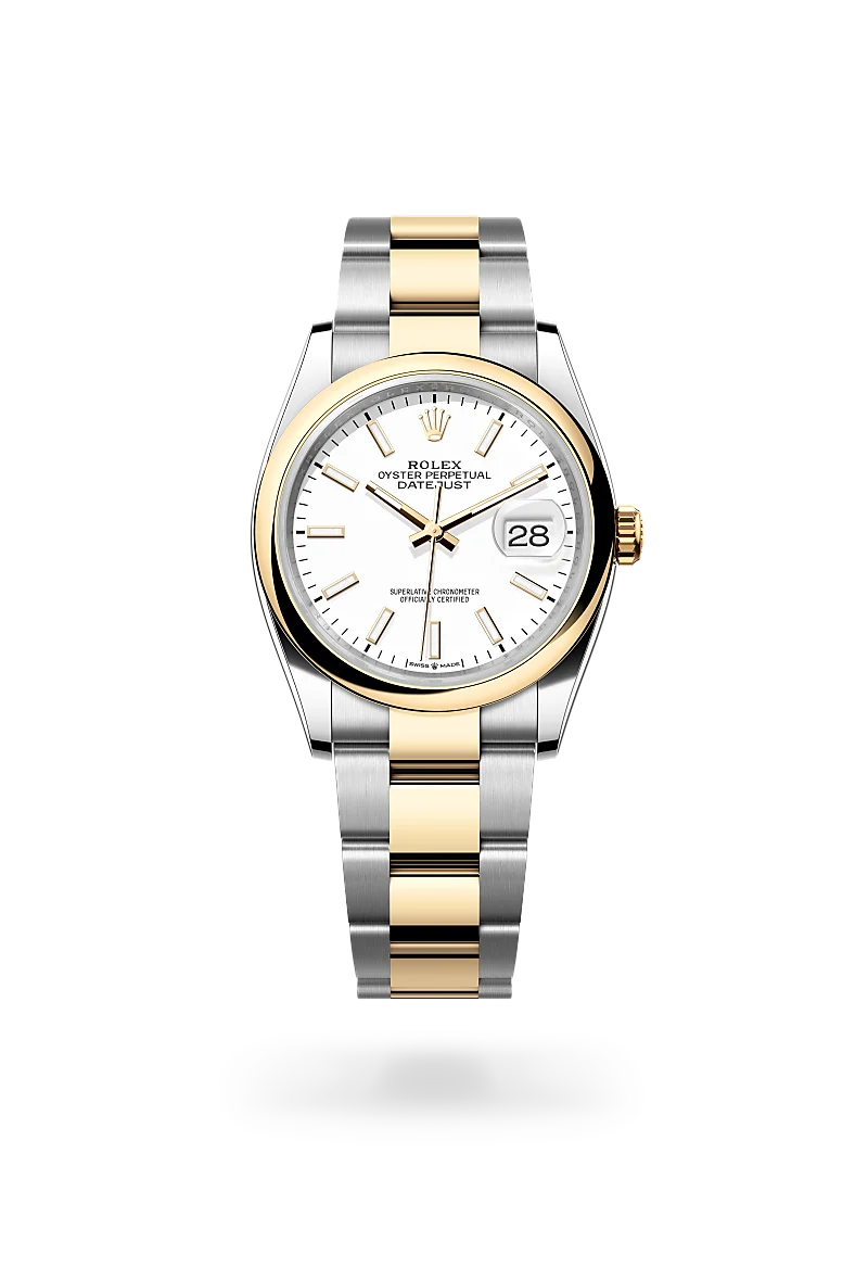 Rolex Datejust in Yellow Rolesor - combination of Oystersteel and yellow gold, M126203-0020 - Srichai Watch