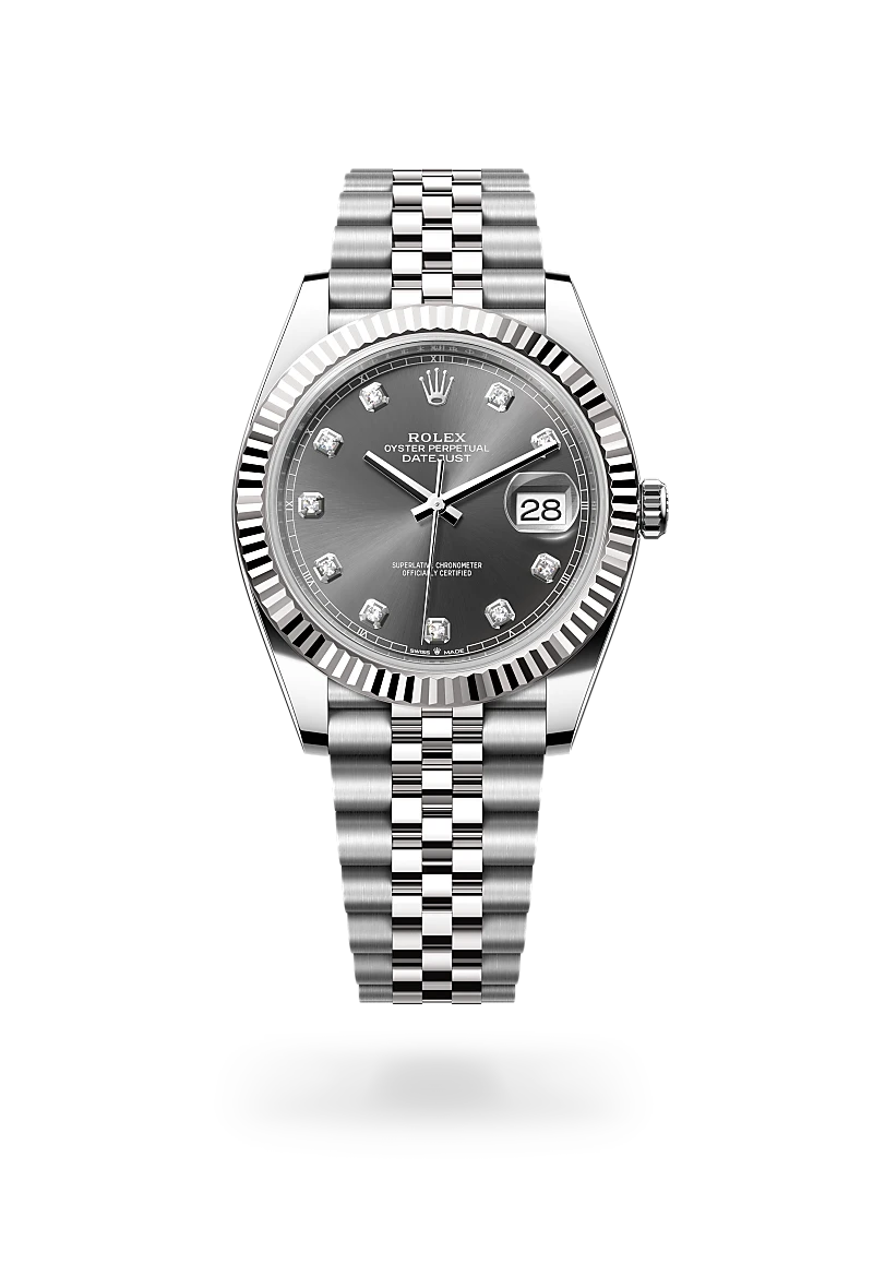 Rolex Datejust in White Rolesor - combination of Oystersteel and white gold, M126334-0006 - Srichai Watch
