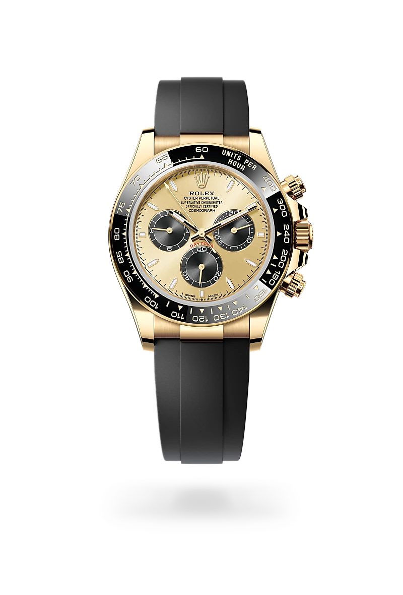 Rolex Cosmograph Daytona in 18 ct yellow gold, M126518LN-0012 - Srichai Watch