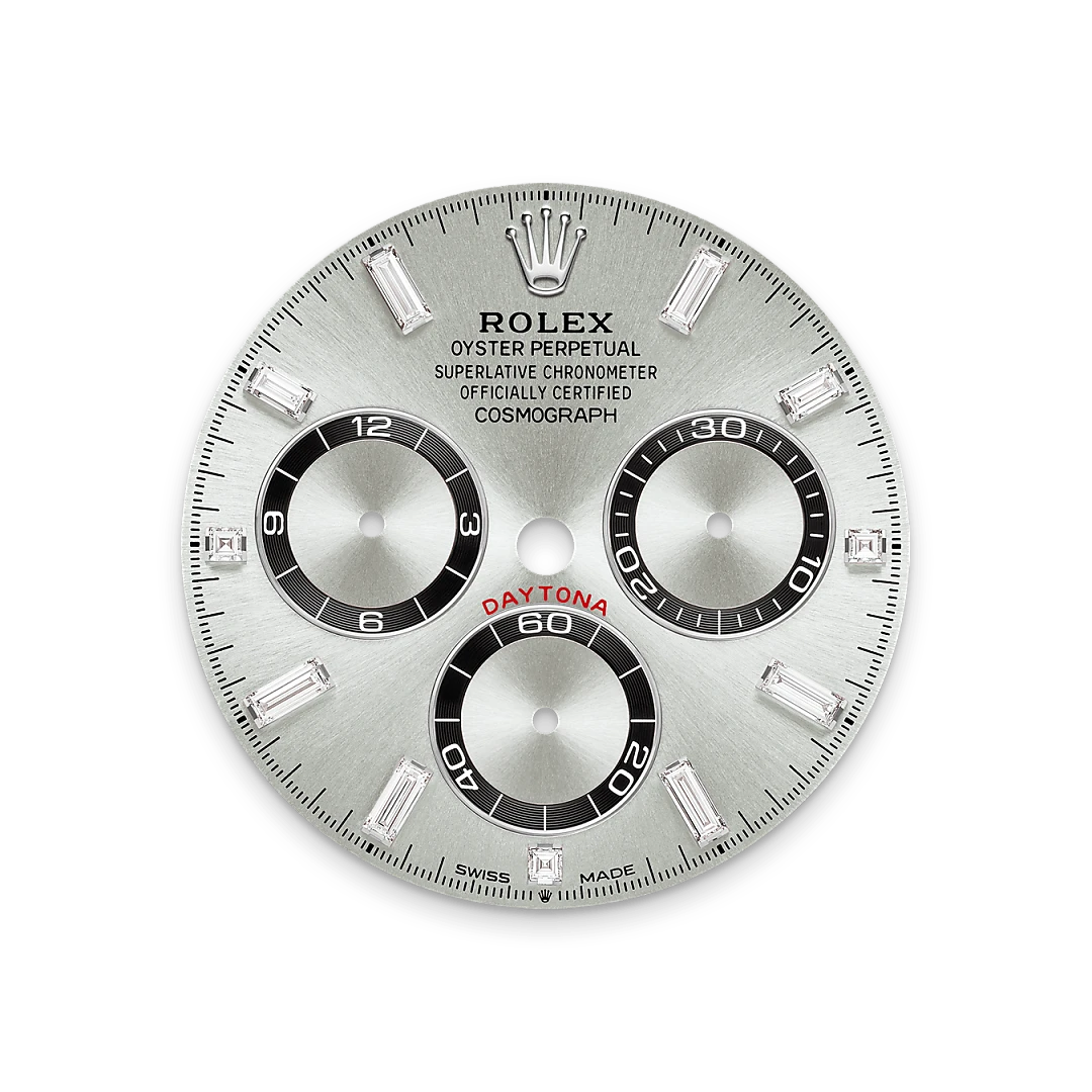Rolex Cosmograph Daytona in 18 ct white gold with lugs set with diamonds, M126539TBR-0002 - Srichai Watch Rolex Cosmograph Daytona in 18 ct white gold with lugs set with diamonds, M126539TBR-0002 - Srichai Watch