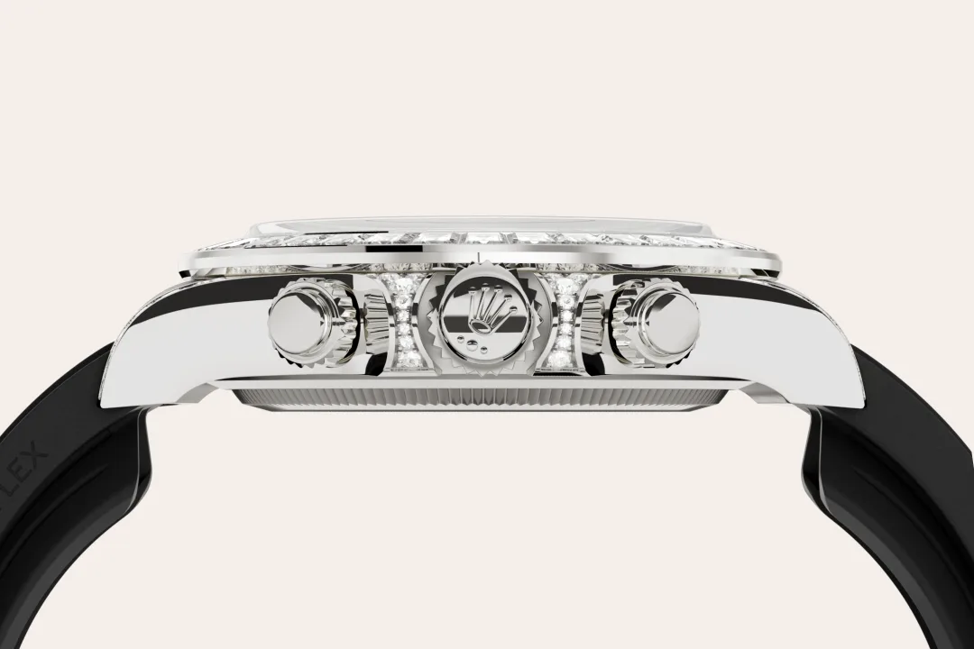Rolex Cosmograph Daytona in 18 ct white gold with lugs set with diamonds, M126539TBR-0002 - Srichai Watch Rolex Cosmograph Daytona in 18 ct white gold with lugs set with diamonds, M126539TBR-0002 - Srichai Watch
