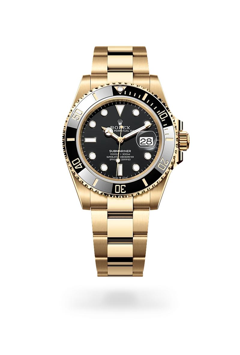 Rolex Submariner in 18 ct yellow gold, M126618LN-0002 - Srichai Watch