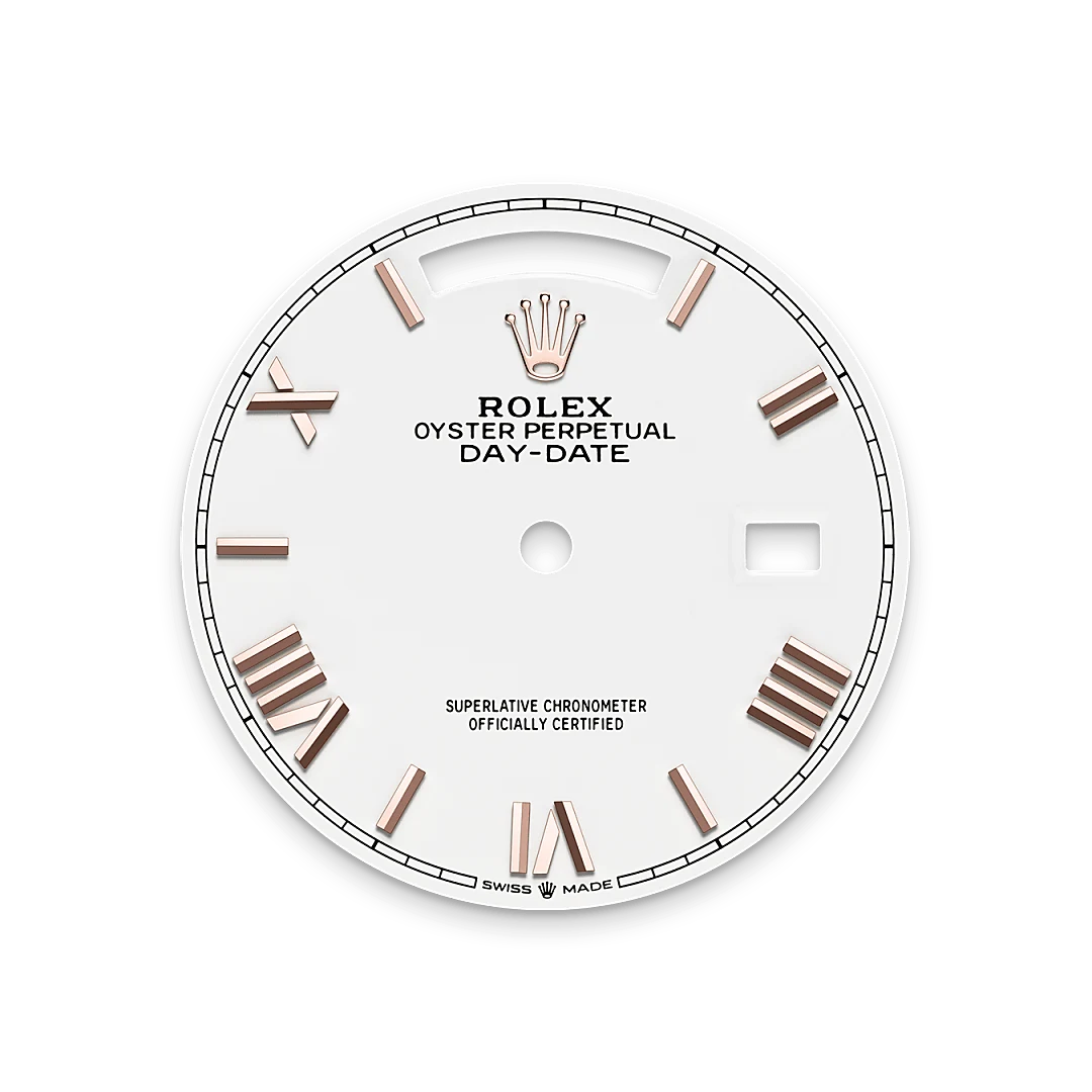 Rolex Day-Date in 18 ct Everose gold, M128235-0070 - Srichai Watch Rolex Day-Date in 18 ct Everose gold, M128235-0070 - Srichai Watch