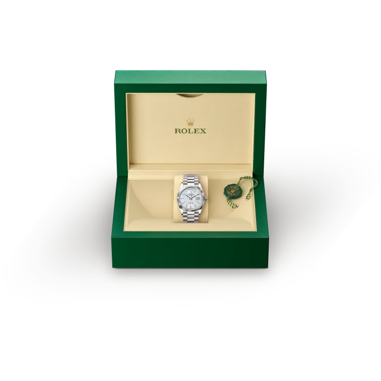 Rolex Day-Date in 18 ct white gold, M128239-0065 - Srichai Watch Rolex Day-Date in 18 ct white gold, M128239-0065 - Srichai Watch