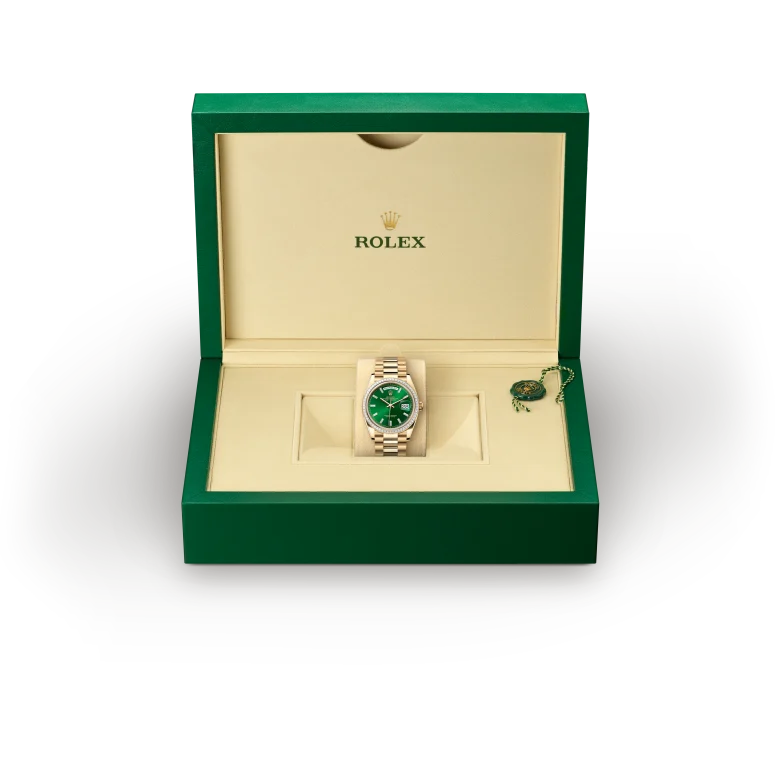 Rolex Day-Date in 18 ct yellow gold, M128398TBR-0035 - Srichai Watch Rolex Day-Date in 18 ct yellow gold, M128398TBR-0035 - Srichai Watch