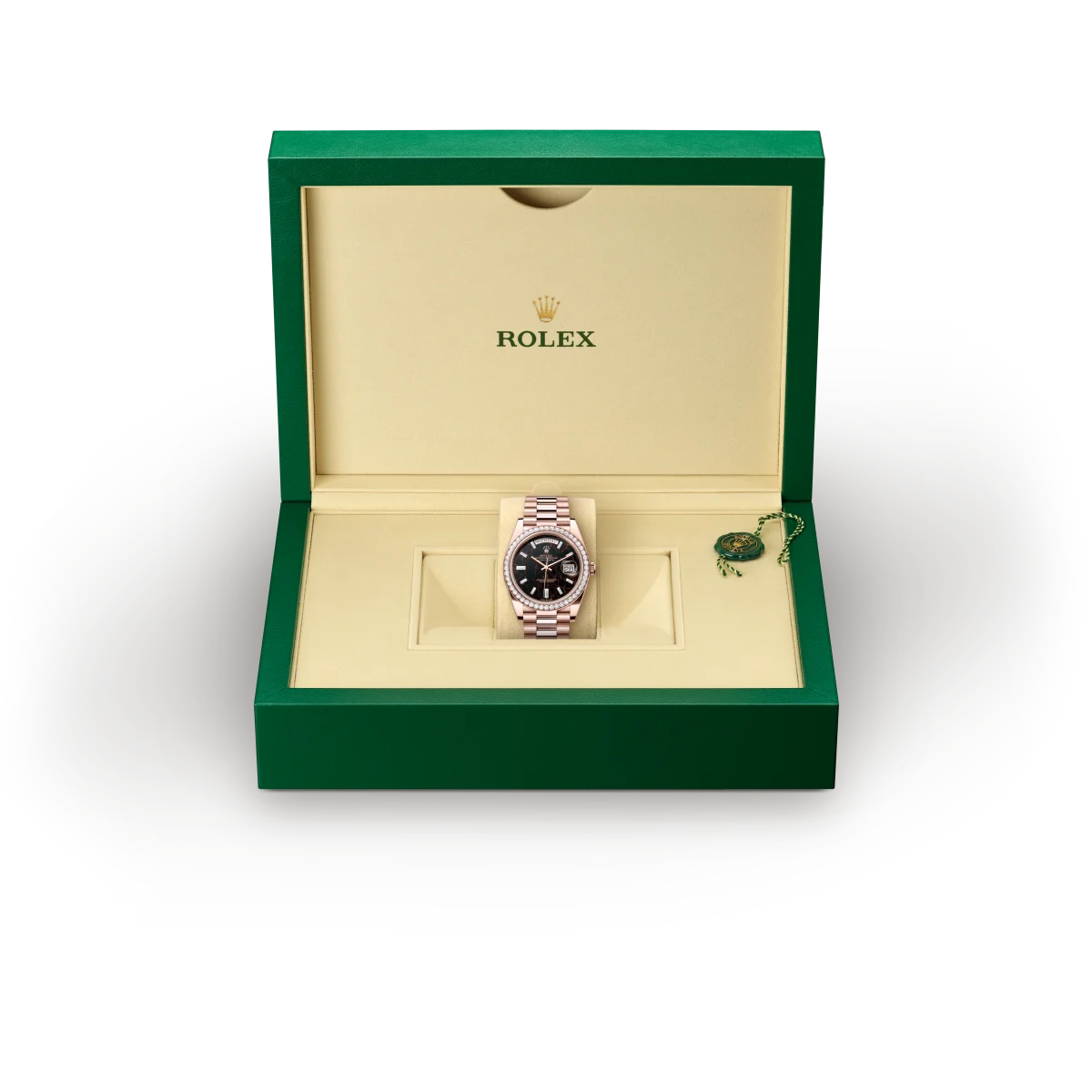 Rolex Day-Date in 18 ct Everose gold, M228345RBR-0016 - Srichai Watch Rolex Day-Date in 18 ct Everose gold, M228345RBR-0016 - Srichai Watch