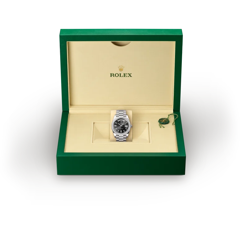 Rolex Day-Date in ทองคำขาว 18 กะรัต, M228349RBR-0003 - Srichai Watch Rolex Day-Date in ทองคำขาว 18 กะรัต, M228349RBR-0003 - Srichai Watch