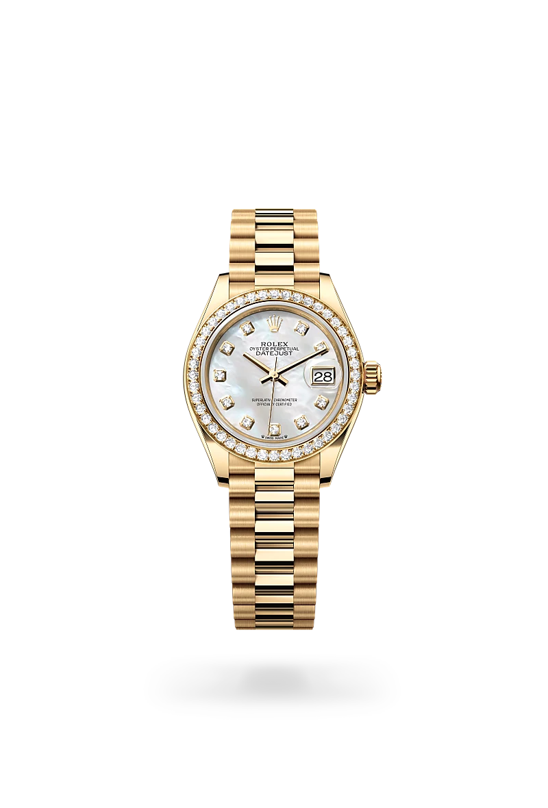 Rolex Lady-Datejust in 18 ct yellow gold, M279138RBR-0015 - Srichai Watch