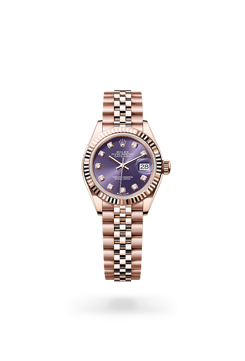 Rolex Lady-Datejust in 18 ct Everose gold, M279175-0020 - Srichai Watch
