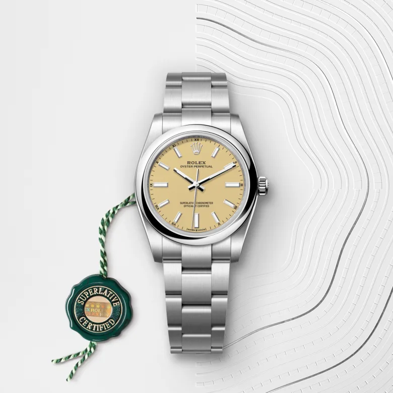 Rolex Oyster Perpetual in Oystersteel, M124200-0007 - Srichai Watch