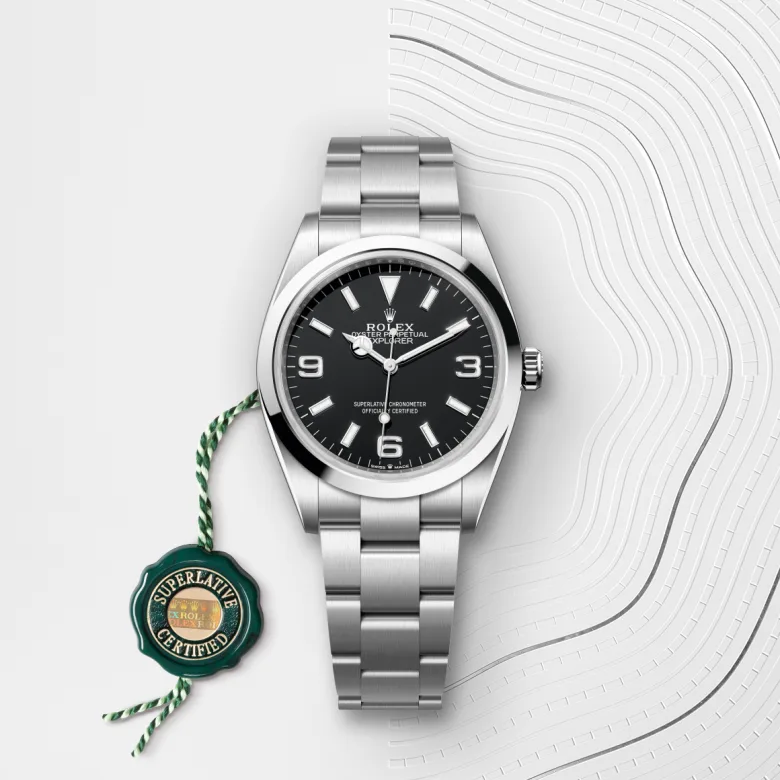 Rolex Explorer in Oystersteel, M124270-0001 - Srichai Watch