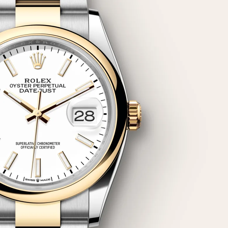 Rolex Datejust in Yellow Rolesor - combination of Oystersteel and yellow gold, M126203-0020 - Srichai Watch
