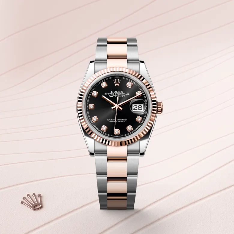 Rolex Datejust in Everose Rolesor - การผสมผสานระหว่าง Oystersteel และเอเวอร์โรสโกลด์, M126231-0020 - Srichai Watch