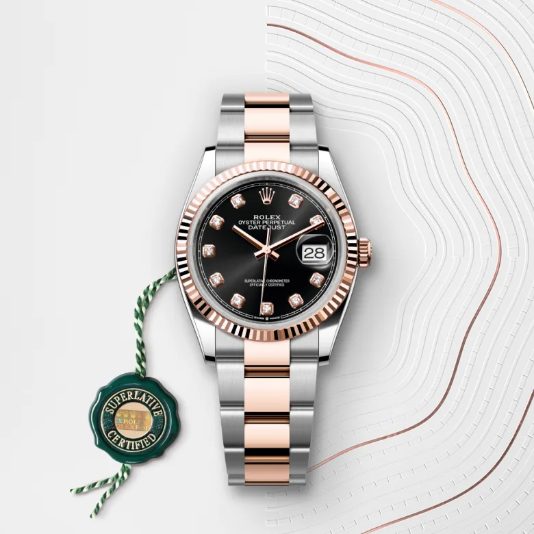 Rolex Datejust in Everose Rolesor - การผสมผสานระหว่าง Oystersteel และเอเวอร์โรสโกลด์, M126231-0020 - Srichai Watch