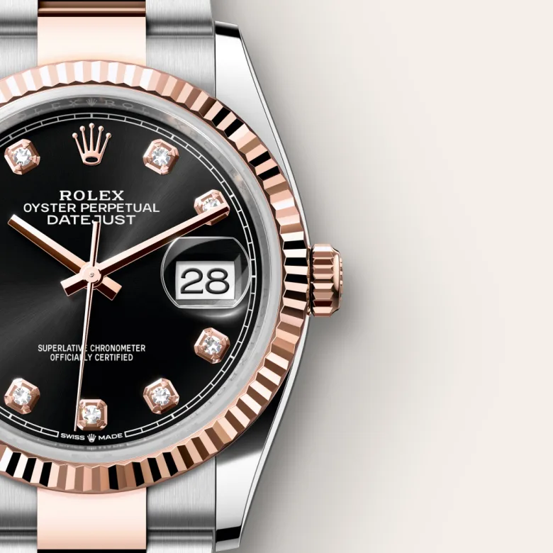 Rolex Datejust in Everose Rolesor - การผสมผสานระหว่าง Oystersteel และเอเวอร์โรสโกลด์, M126231-0020 - Srichai Watch