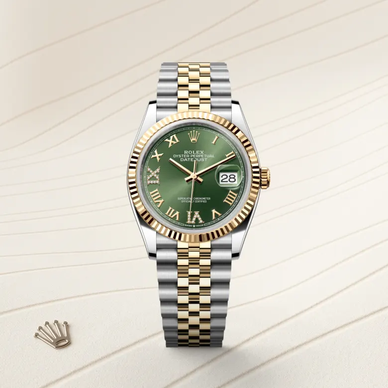 Rolex Datejust in Yellow Rolesor - combination of Oystersteel and yellow gold, m126233-0025 - Srichai Watch