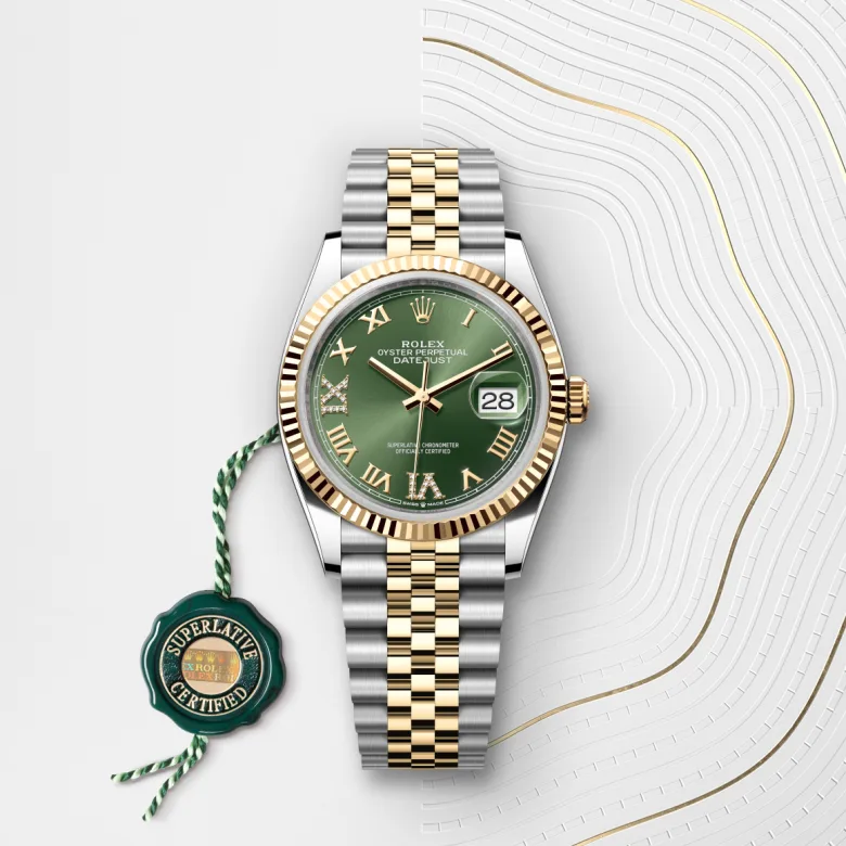 Rolex Datejust in Yellow Rolesor - combination of Oystersteel and yellow gold, m126233-0025 - Srichai Watch