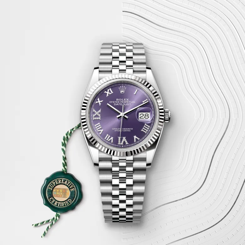 Rolex Datejust in White Rolesor - การผสมผสานระหว่าง Oystersteel และทองคำขาว, m126234-0021 - Srichai Watch
