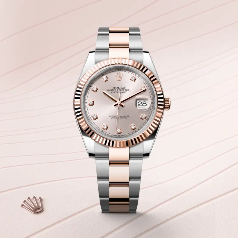Rolex Datejust in Everose Rolesor - การผสมผสานระหว่าง Oystersteel และเอเวอร์โรสโกลด์, M126331-0007 - Srichai Watch