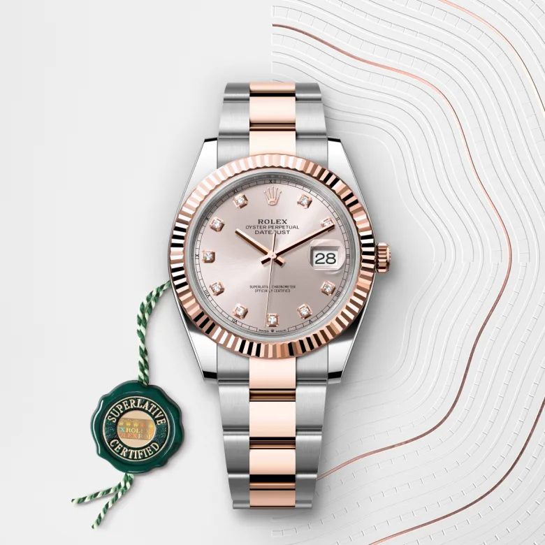 Rolex Datejust in Everose Rolesor - การผสมผสานระหว่าง Oystersteel และเอเวอร์โรสโกลด์, M126331-0007 - Srichai Watch