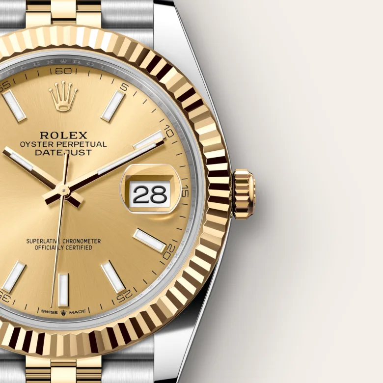 Rolex Datejust in Yellow Rolesor - combination of Oystersteel and yellow gold, M126333-0010 - Srichai Watch
