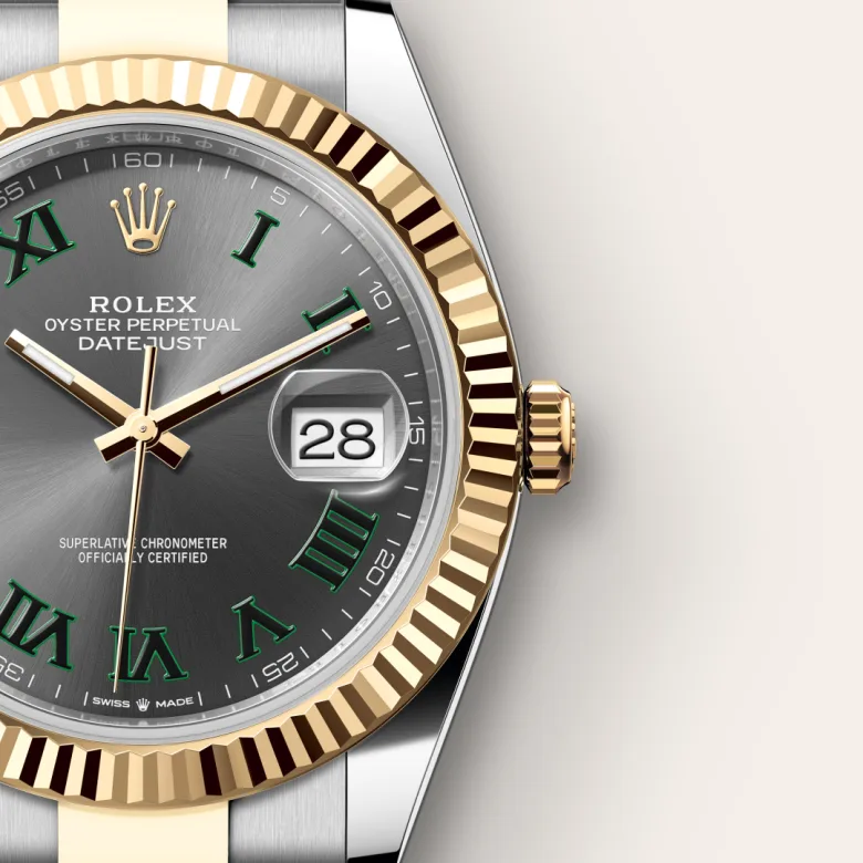 Rolex Datejust in Yellow Rolesor - การผสมผสานระหว่าง Oystersteel และทองคำ, M126333-0019 - Srichai Watch