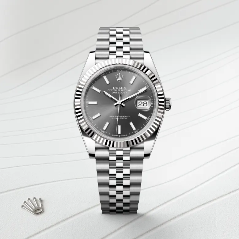 Rolex Datejust in White Rolesor - combination of Oystersteel and white gold, M126334-0014 - Srichai Watch