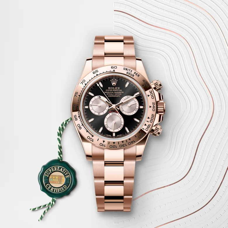 Rolex Cosmograph Daytona in 18 ct Everose gold, M126505-0001 - Srichai Watch