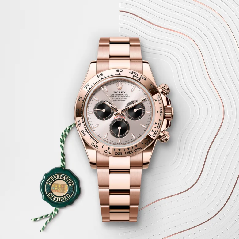Rolex Cosmograph Daytona in 18 ct Everose gold, m126505-0003 - Srichai Watch