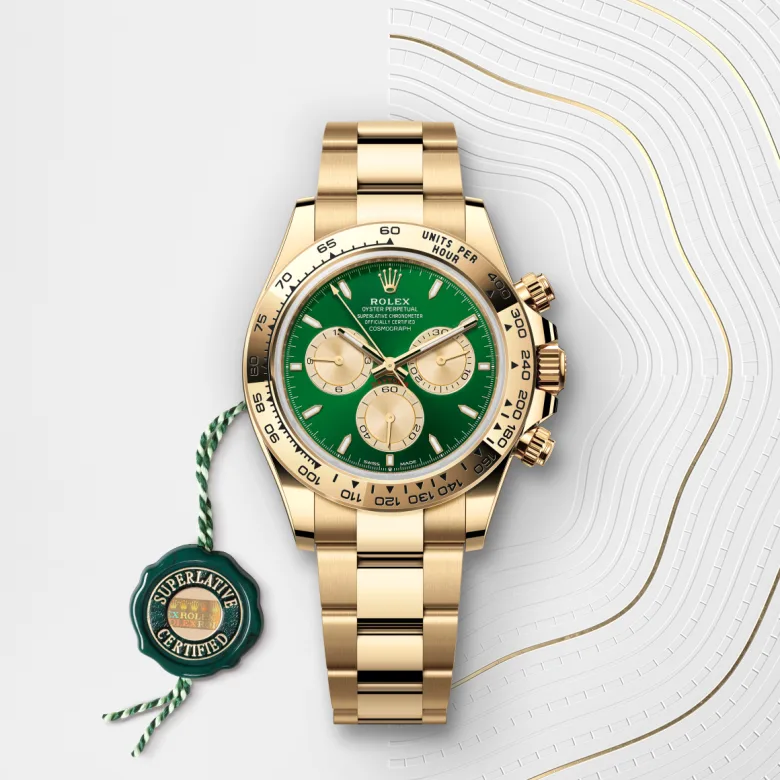 Rolex Cosmograph Daytona in 18 ct yellow gold, M126508-0008 - Srichai Watch