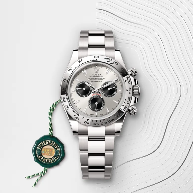 Rolex Cosmograph Daytona in ทองคำขาว 18 กะรัต, m126509-0003 - Srichai Watch