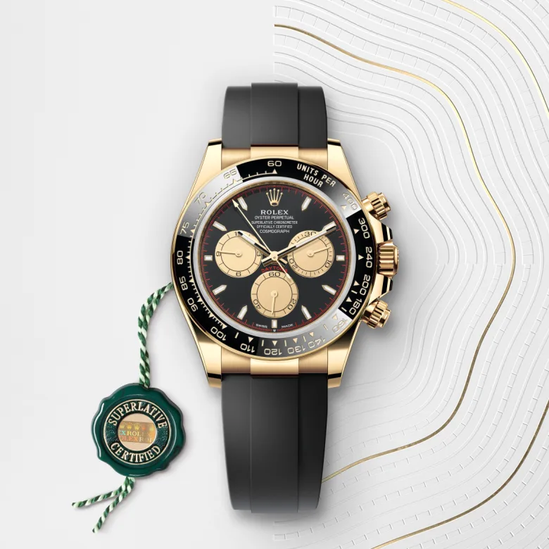 Rolex Cosmograph Daytona in 18 ct yellow gold, m126518ln-0004 - Srichai Watch