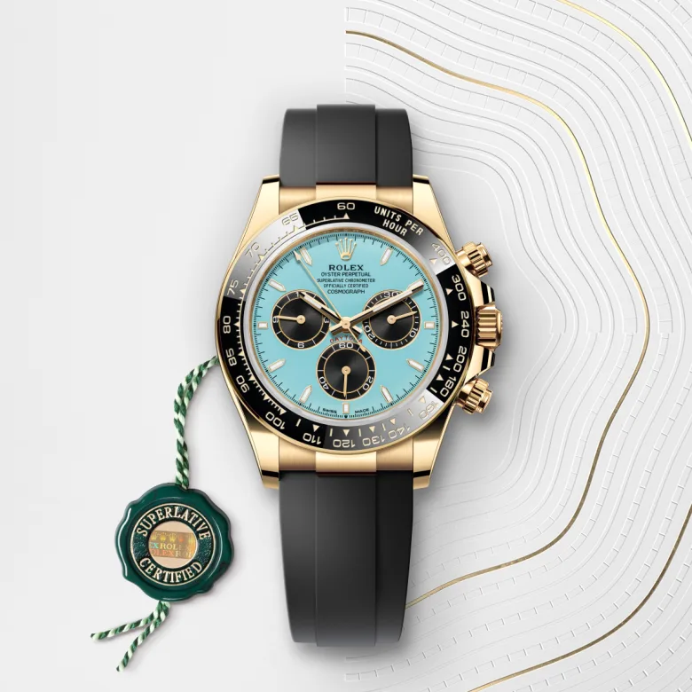 Rolex Cosmograph Daytona in 18 ct yellow gold, M126518LN-0014 - Srichai Watch