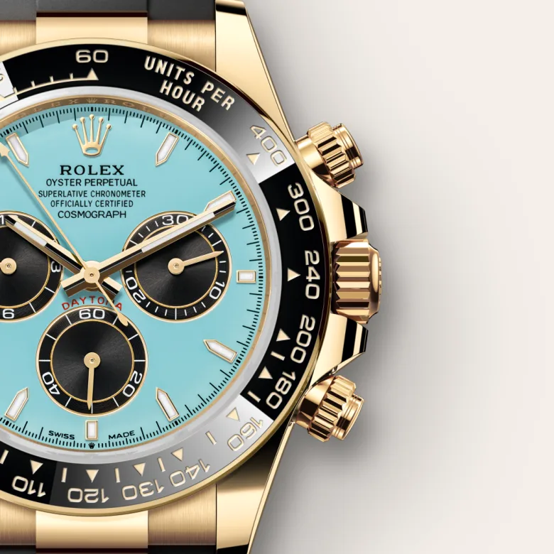 Rolex Cosmograph Daytona in 18 ct yellow gold, M126518LN-0014 - Srichai Watch