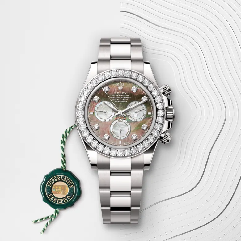 Rolex Cosmograph Daytona in ทองคำขาว 18 กะรัต, m126579rbr-0001 - Srichai Watch