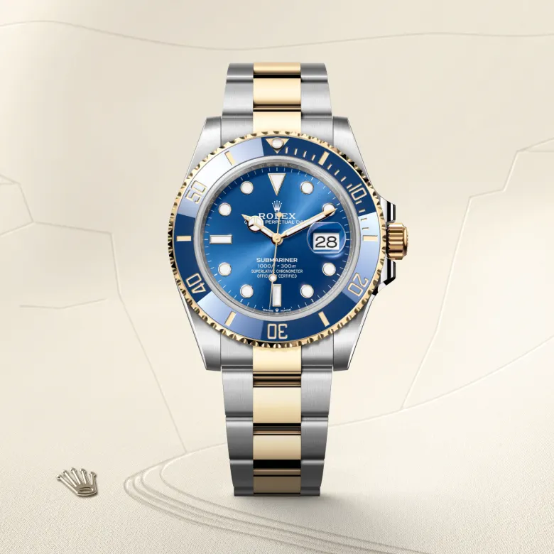 Rolex Submariner in Yellow Rolesor - combination of Oystersteel and yellow gold, M126613LB-0002 - Srichai Watch
