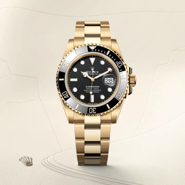 Rolex Submariner in 18 ct yellow gold, M126618LN-0002 - Srichai Watch
