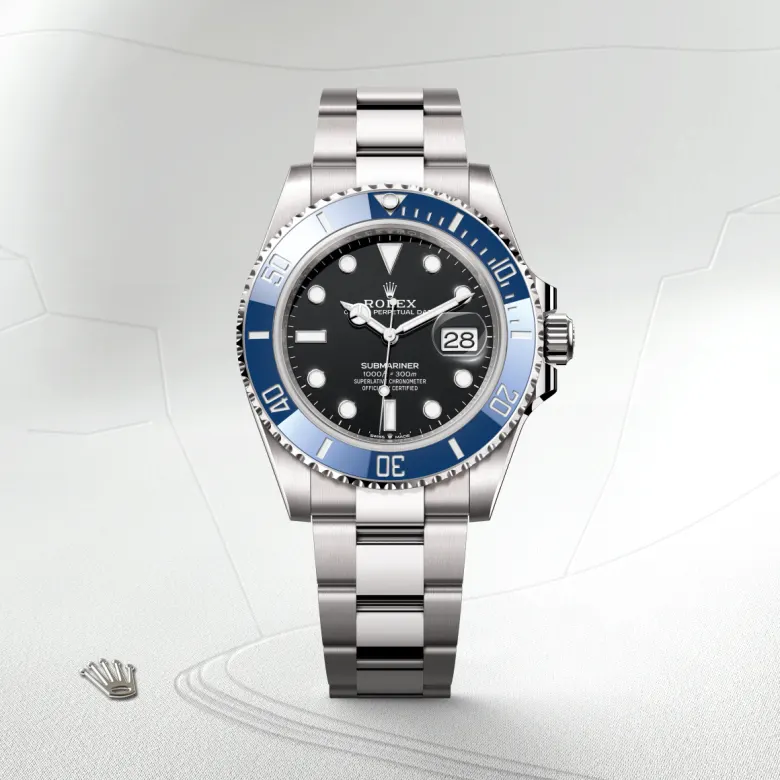 Rolex Submariner in 18 ct white gold, M126619LB-0003 - Srichai Watch