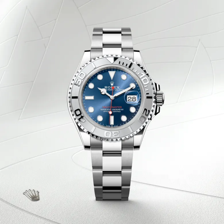 Rolex Yacht-Master in Rolesium - combination of Oystersteel and platinum, m126622-0002 - Srichai Watch