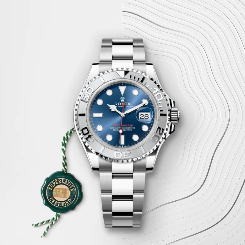 Rolex Yacht-Master in Rolesium - combination of Oystersteel and platinum, m126622-0002 - Srichai Watch