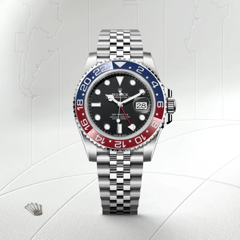 Rolex GMT-Master II in Oystersteel, m126710blro-0001 - Srichai Watch