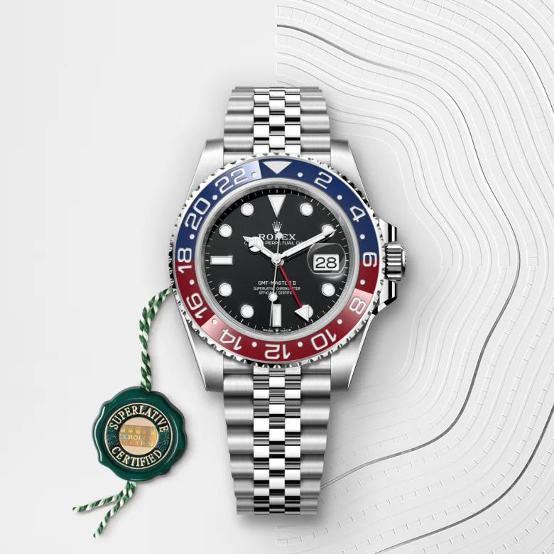 Rolex GMT-Master II in Oystersteel, m126710blro-0001 - Srichai Watch