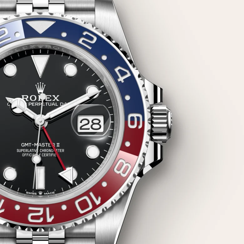 Rolex GMT-Master II in Oystersteel, m126710blro-0001 - Srichai Watch