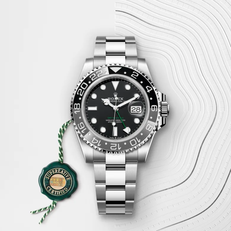 Rolex GMT-Master II in Oystersteel, m126710grnr-0004 - Srichai Watch