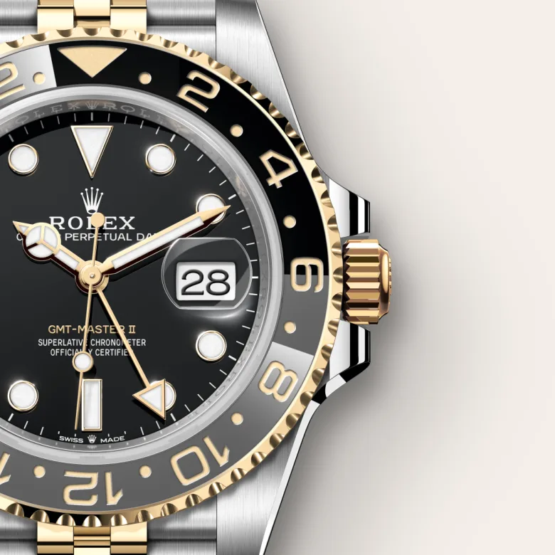 Rolex GMT-Master II in Yellow Rolesor - combination of Oystersteel and yellow gold, M126713GRNR-0001 - Srichai Watch