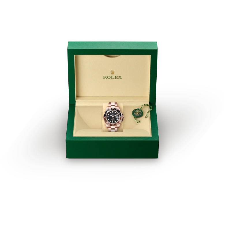 Rolex GMT-Master II in 18 ct Everose gold, m126715chnr-0001 - Srichai Watch