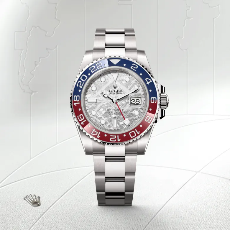 Rolex GMT-Master II in ทองคำขาว 18 กะรัต, m126719blro-0002 - Srichai Watch