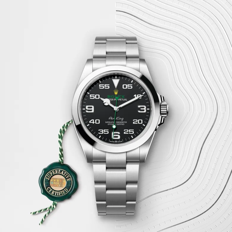 Rolex Air-King in Oystersteel, M126900-0001 - Srichai Watch
