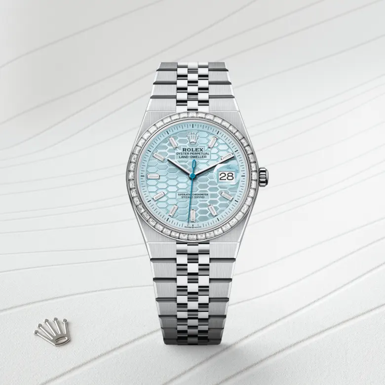 Rolex Land-Dweller in Platinum, M127286TBR-0001 - Srichai Watch