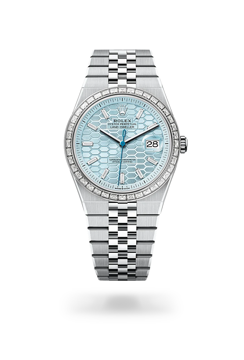 Rolex Land-Dweller in Platinum, m127386tbr-0001 - Srichai Watch